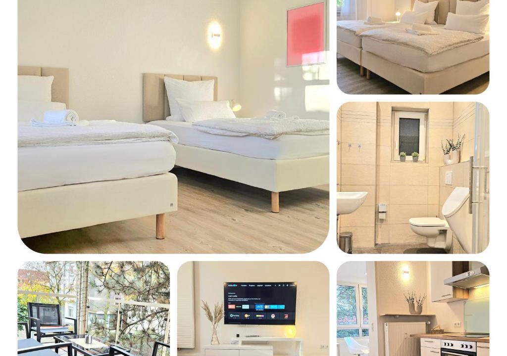 Luenen Apartment | 122qm-Apartment - 4 Zimmer I Zentral I Küche I Balkon I Parken I WLAN