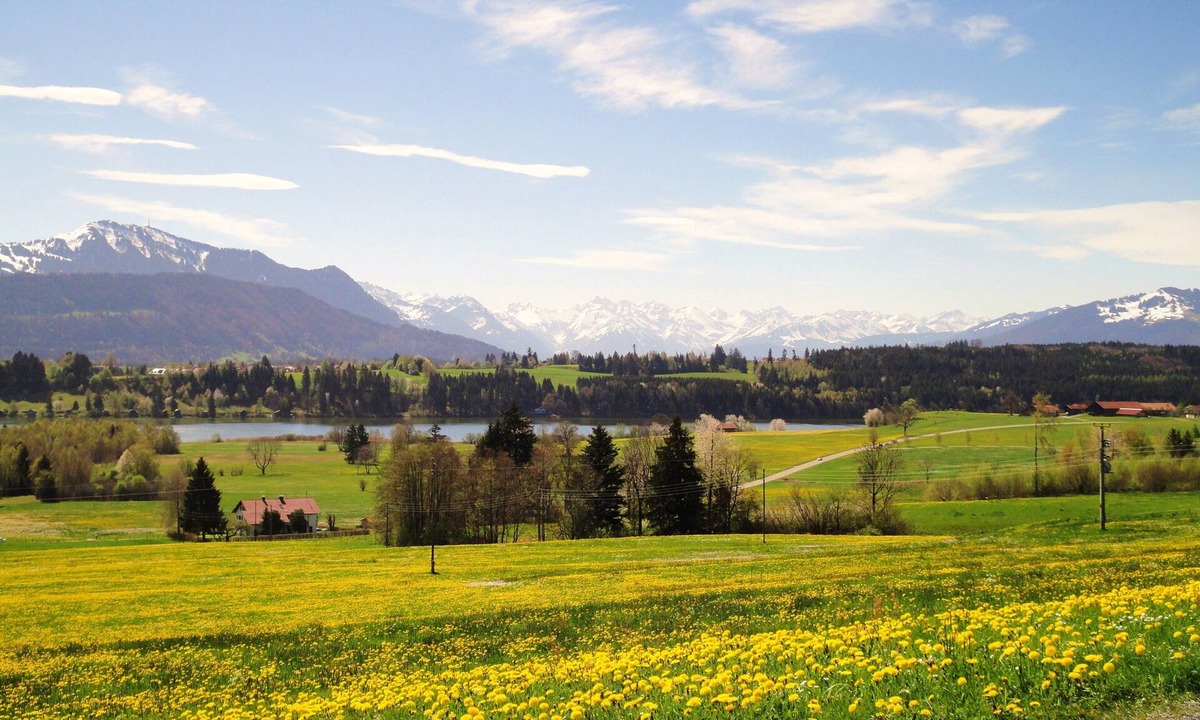 Waltenhofen Apartment | 130 m² with a magnificent mountain view in the Allgäu