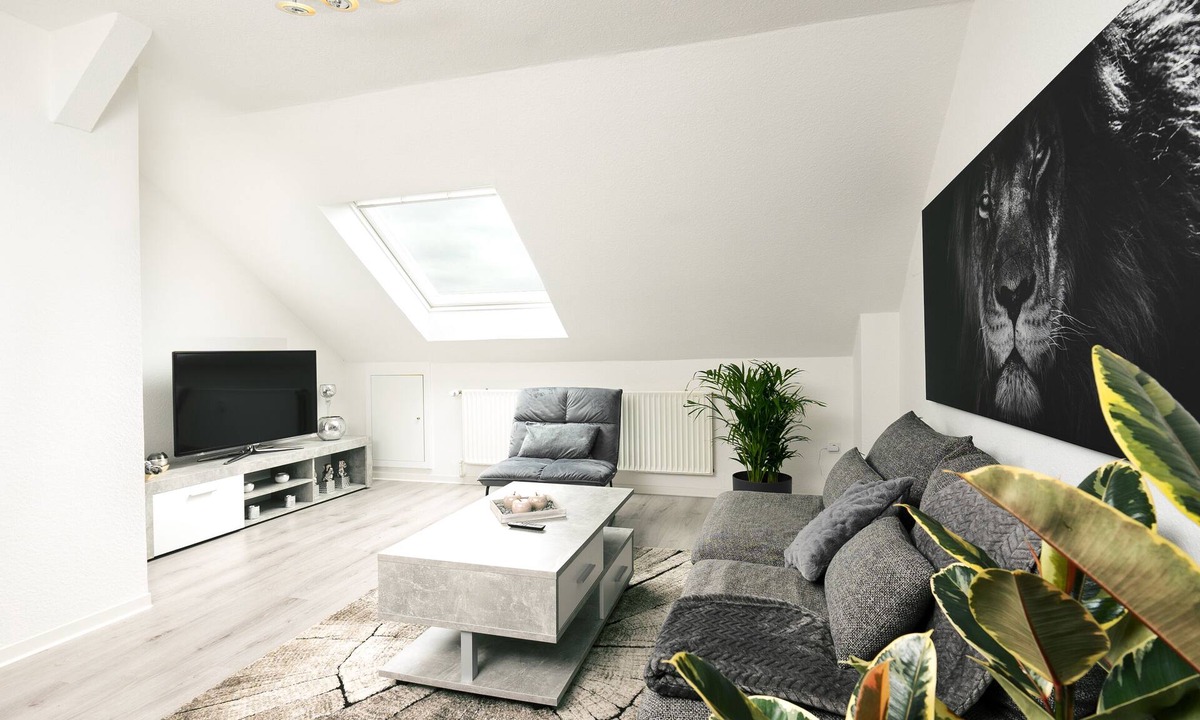 Hamm Apartment | 2.5-room incl. workplace, WLAN & free Netflix - fully equipped