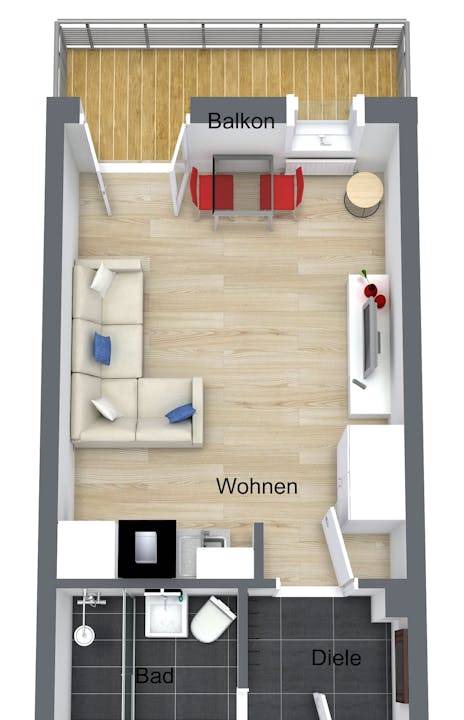 Furstenfeldbruck District Apartment | 30 m² Apartment ∙ 2 guests