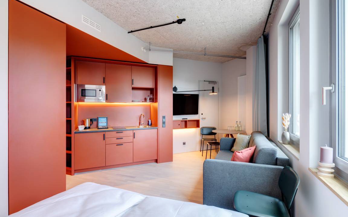 Munchen District Apartment | 42 m² Studio flat ∙ 6 guests