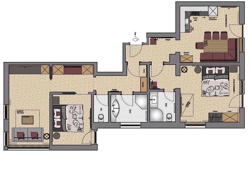 Soell Apartment | 82 m² Apartment ∙ 2 bedrooms ∙ 6 guests