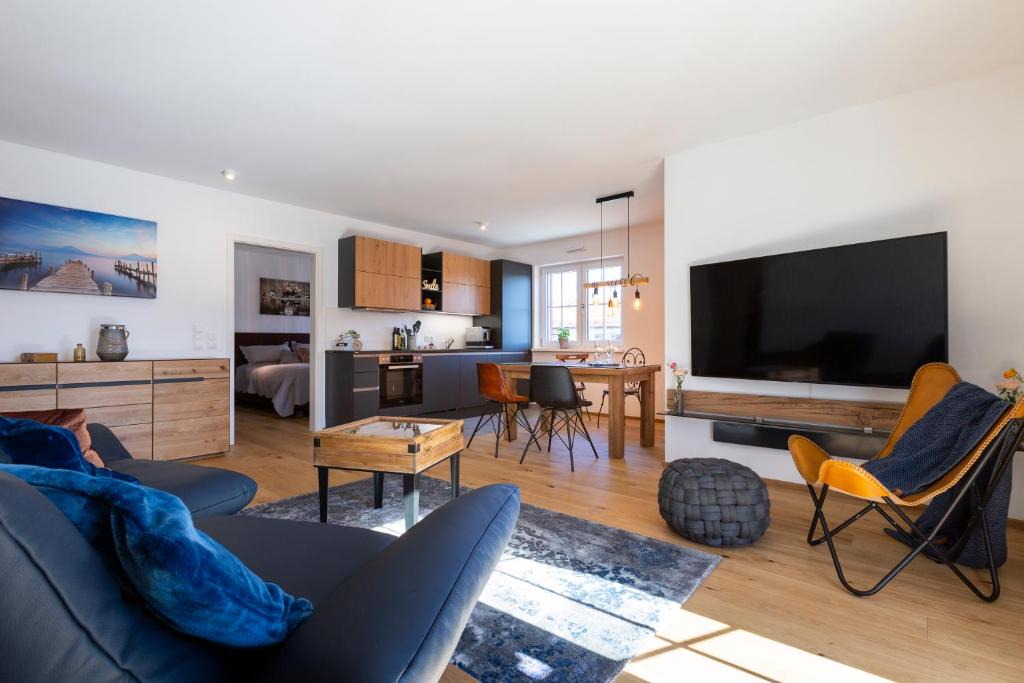 Feldwies Apartment | AD FONTES Suite mit Bergblick & Sauna