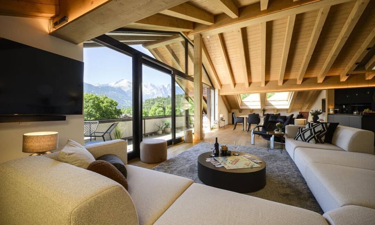 Sonnenbichl Apartment | Alpine Loft Marianne über Garmisch-Partenkirchen