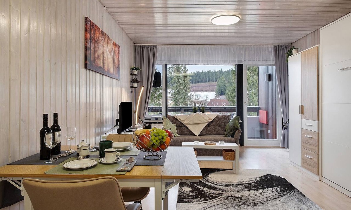 Schoenwald Apartment | Apartment 'Quality Time at 1000 Meters' with Park View, Balcony and Wi-Fi