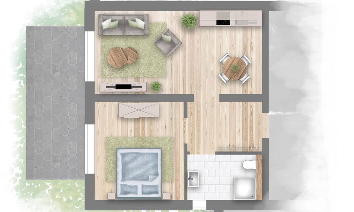 Neuwilthen Apartment | Apartment "Mohnblume" - Apartments Gutshof Schirgiswalde
