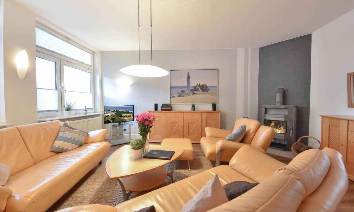 Ahlbeck Apartment | Beach villa Mirja 04 - Fireplace and sensational terrace