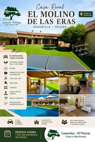 Segurilla House | Casa Rural El Molino de las Eras-Segurilla-Toledo