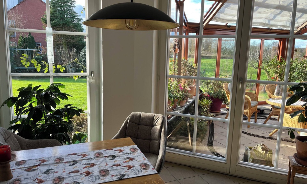 Albersloh Apartment | Centrally located, quiet vacation apartment with conservatory and view of the Werse