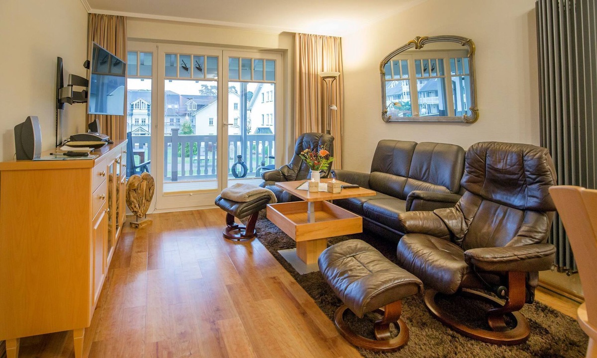 Binz Apartment | Comfort plus apartment with 2 bedrooms and balcony on the upper floor