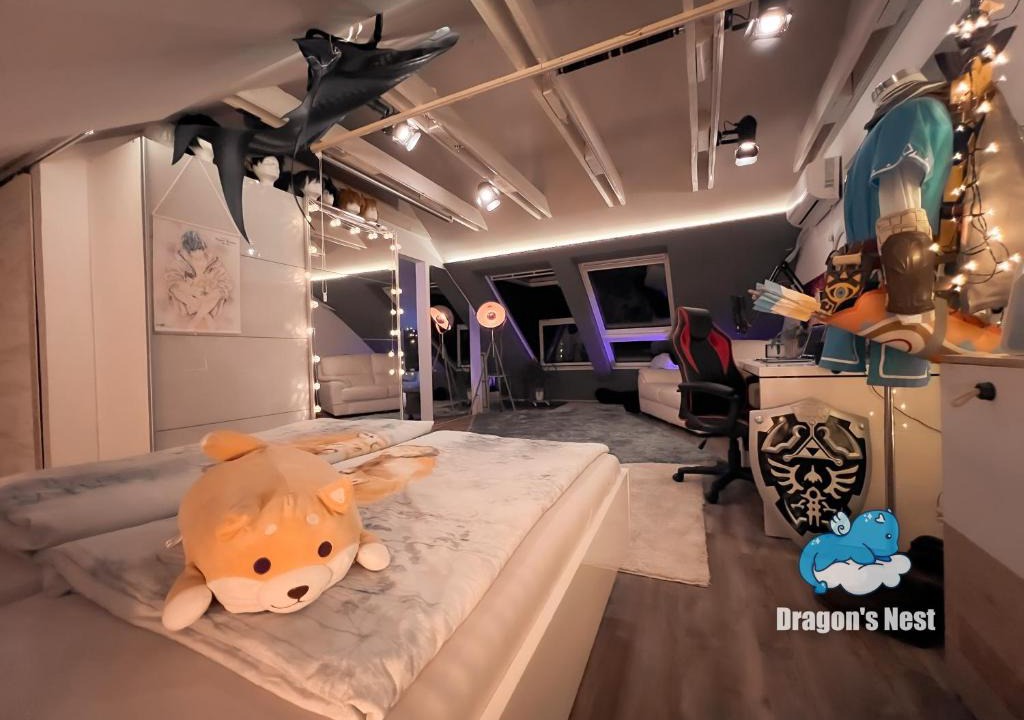 Schwaig bei Nuernberg Apartment | Dragon’s Nest: Cozy & modern attic loft Nuremberg