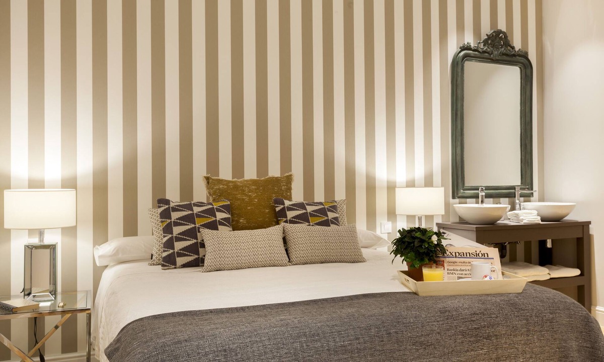 Malasana Apartment | Exclusive 2 bedroom apartment in the center of Madrid. 3D