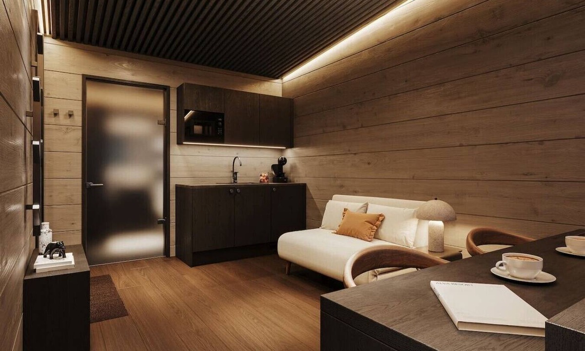 Rovaniemi Cabin | Family-Friendly Cabin | Kitchen | Glass Roof