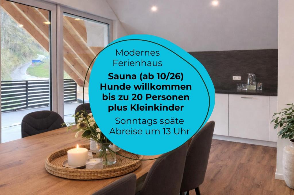 Alpirsbach House | Ferienhaus Bergzeit Alpirsbach | Sauna (ab 10/26) | Hunde willkommen | 20 Personen
