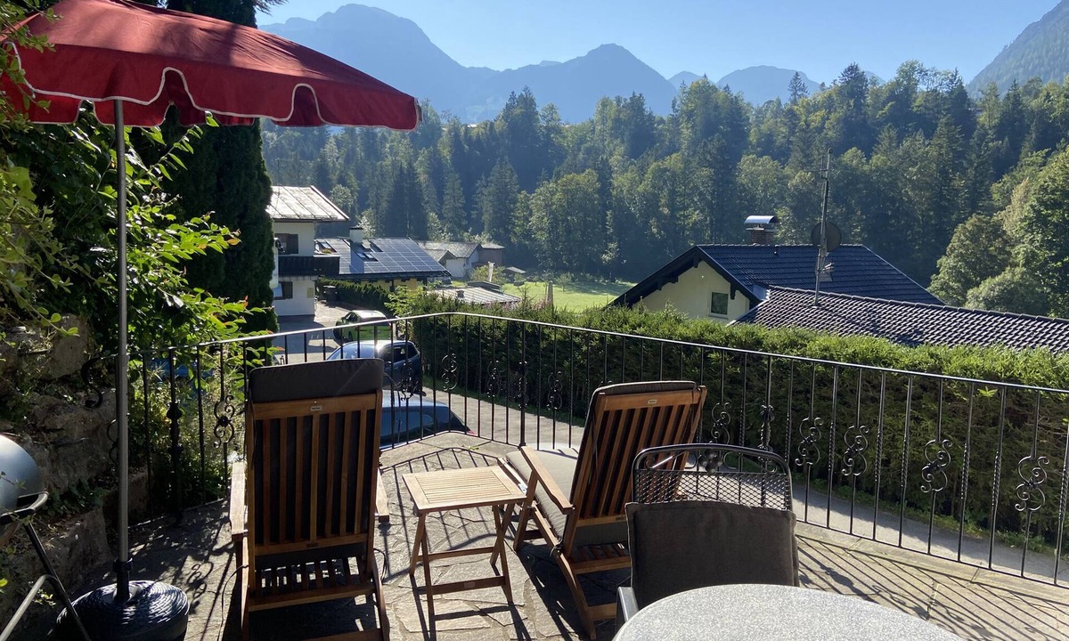 Engedey Apartment | Ferienhaus Königssee, 105 M²,1-8 Pers., 2 SZ, Bad 2WC Terrasse, Balkon, 2 Etagen,