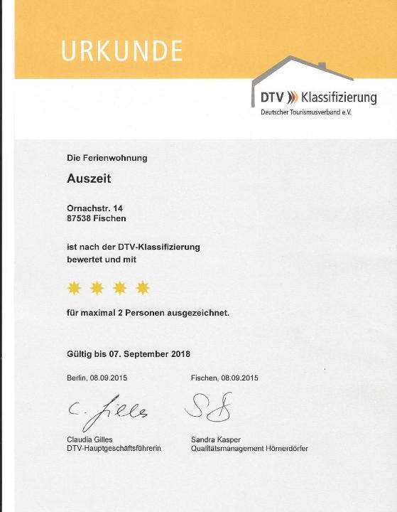 Verwaltungsgemeinschaft Hornergruppe Apartment | Ferienwohnung Auszeit