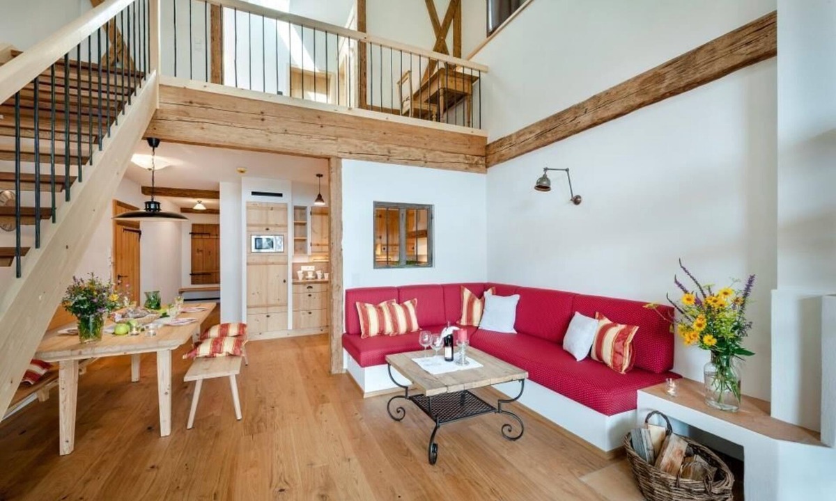 Hoslwang Apartment | Ferienwohnung "Heuboden", 100 qm Obergeschoss, 2 separate Schlafzimmer