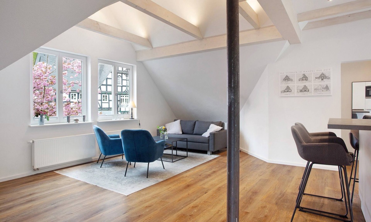 Kickenbach Apartment | Ferienwohnung Mühlendach, 90qm, 2 Schlafzimmer, max. 5 Personen