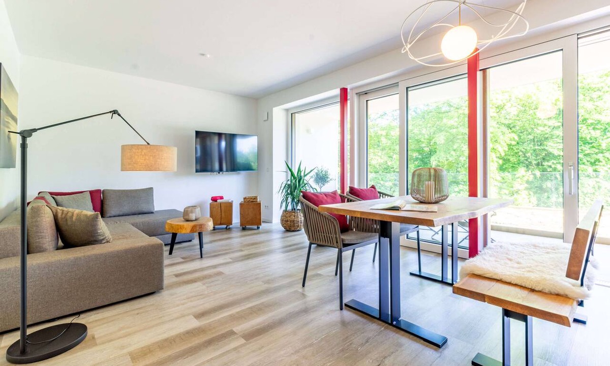 Korbecke Apartment | Ferienwohnung "seeblick", 91qm, 2 Schlafräume, max 4 Personen