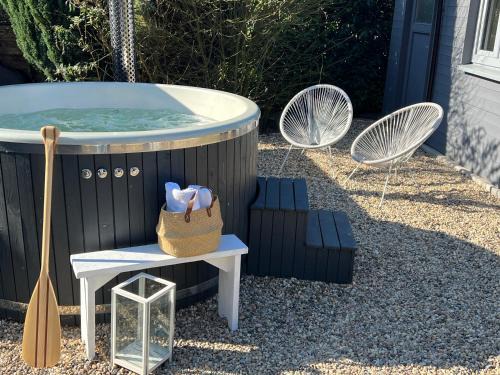 Haddorfer Seen House | House Lexington mit Sauna & Whirlpool am See
