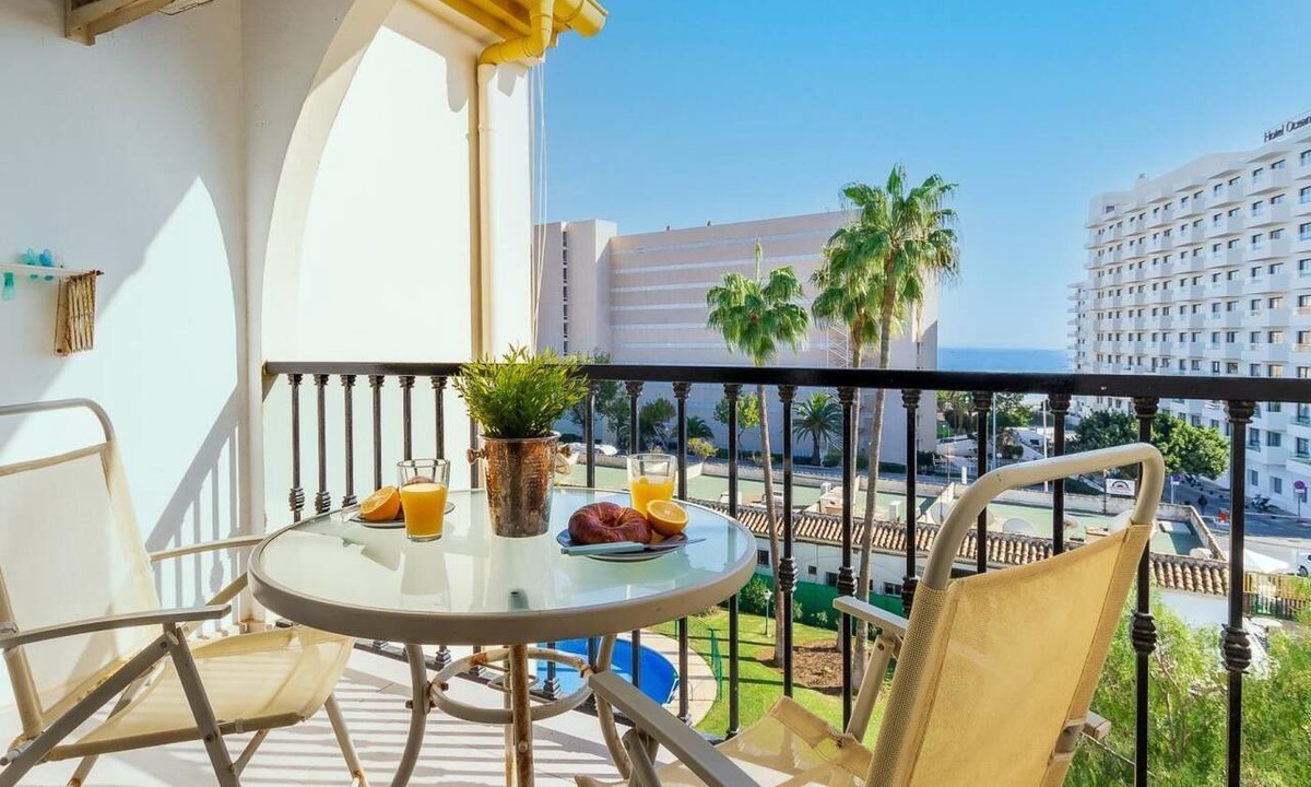Carihuela Apartment | Imperial Puerto 4B - Terrace, Swimming Pool, 200m from the beach, SEA VIEWS