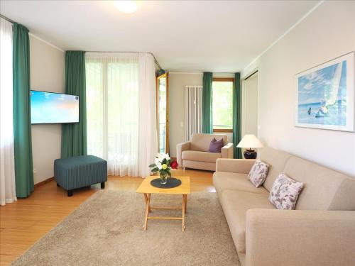 Heringsdorf Apartment | Kaiservillen Heringsdorf - Ferienwohnung mit 1 Schlafzimmer und Balkon D133