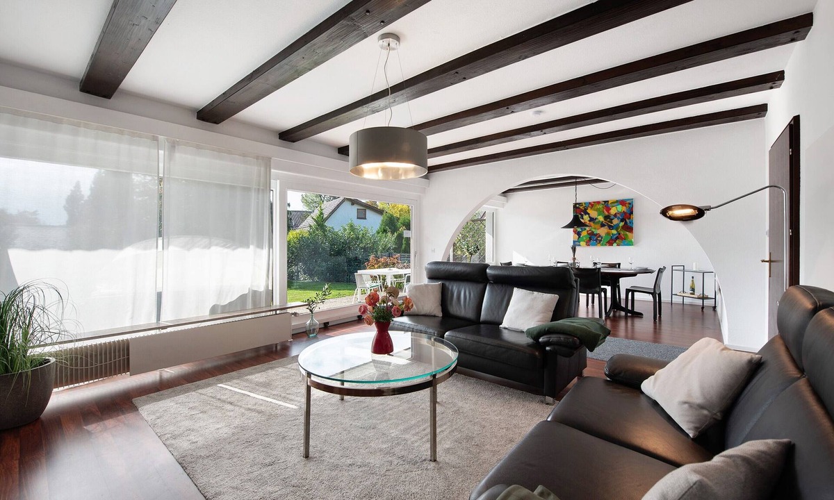 Immenstaad am Bodensee House | Lake Constance Bungalow – Apartment 'Bungalow' with Private Terrace, Shared Garden & Wi-Fi