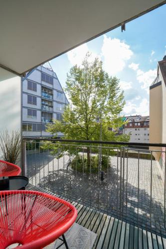 Mitte Apartment | LINDE3 - 10 Minuten in die Altstadt mit Balkon und Pegnitzblick