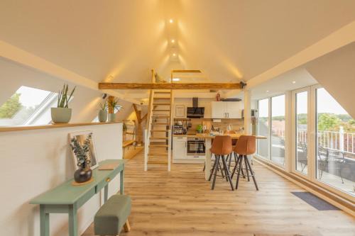Bad Bentheim Apartment | Loft mit Burgblick