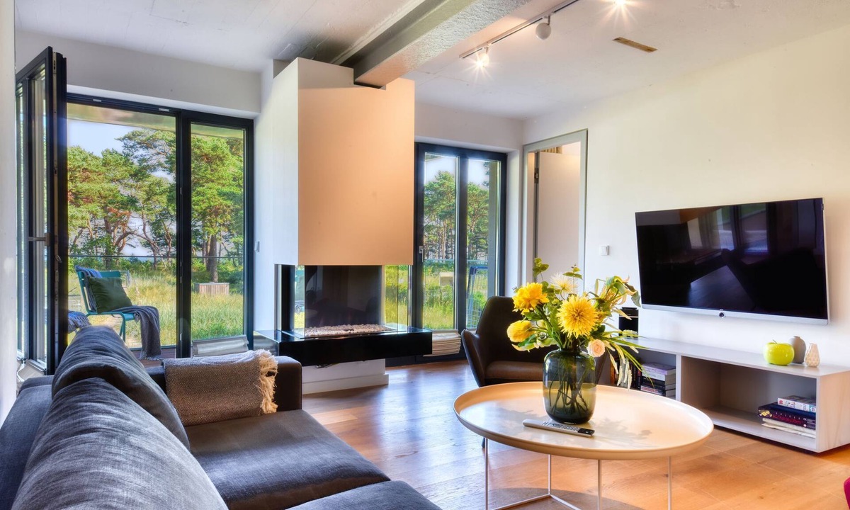 Prora Apartment | Luxury accommodation Ostseeloft 05 in Prora Düne 7 with private sauna & fireplace