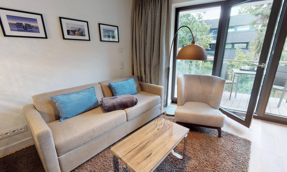 Timmendorfer Strand Apartment | Luxury vacation apartment 1.02 with balcony near the beach in Timmendorfer Strand