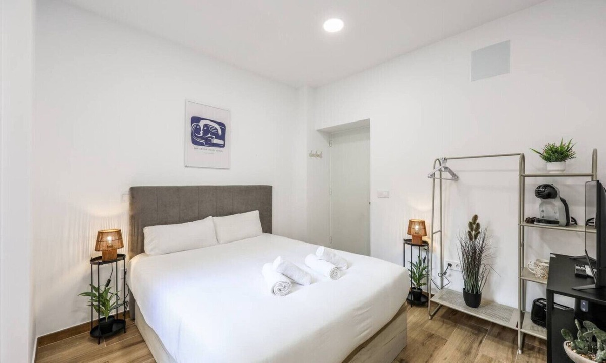 San Diego Apartment | Madrid Stay | Room with Patio near Atocha