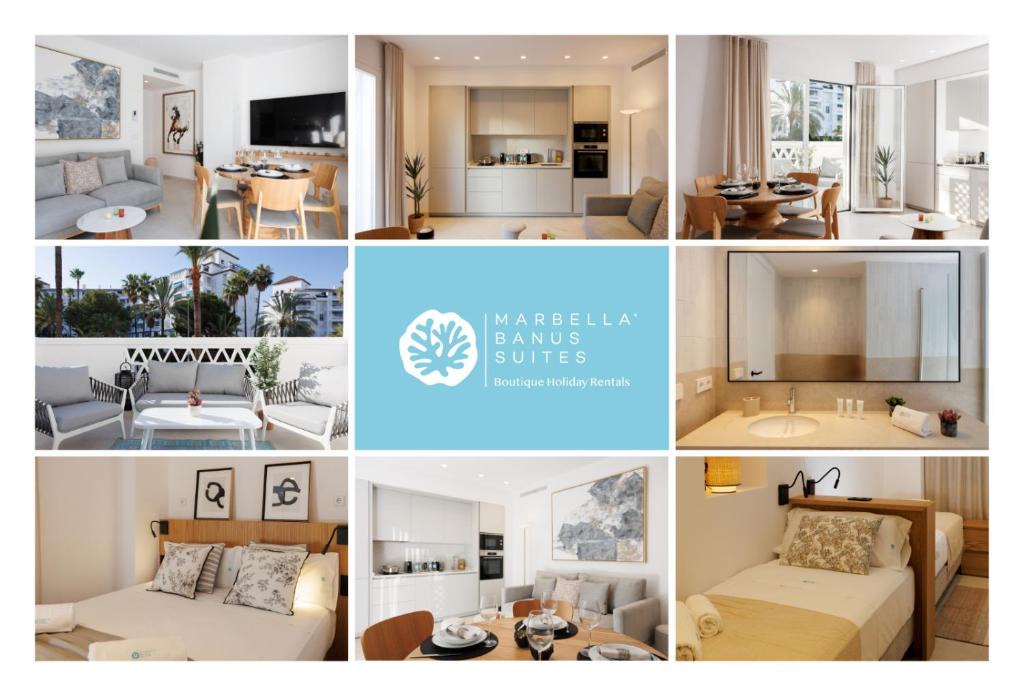 Puerto Banus Apartment | MARBELLA BANUS SUITES - Banús - Playa del Duque - Luxury Beachfront Complex - 2BR - 2BA - Direct Beach Access - Just 3 Min Walk to Puerto Banús Marina - Outdoor Terrace - 35,000 m2 Tropical Gardens - 3 Pools - 2 Onsite Restaurants - Ideal for Families