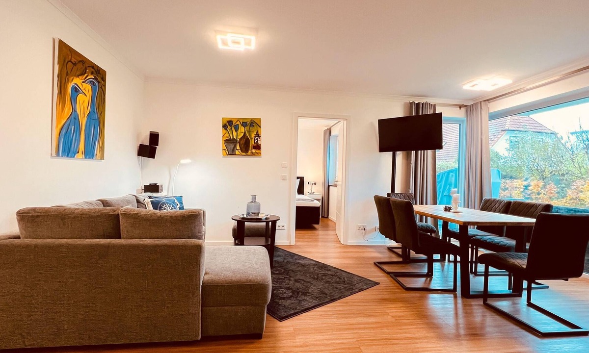 Borgerende Apartment | Modern ground-floor holiday apartment with terrace and garden view in Börgerende