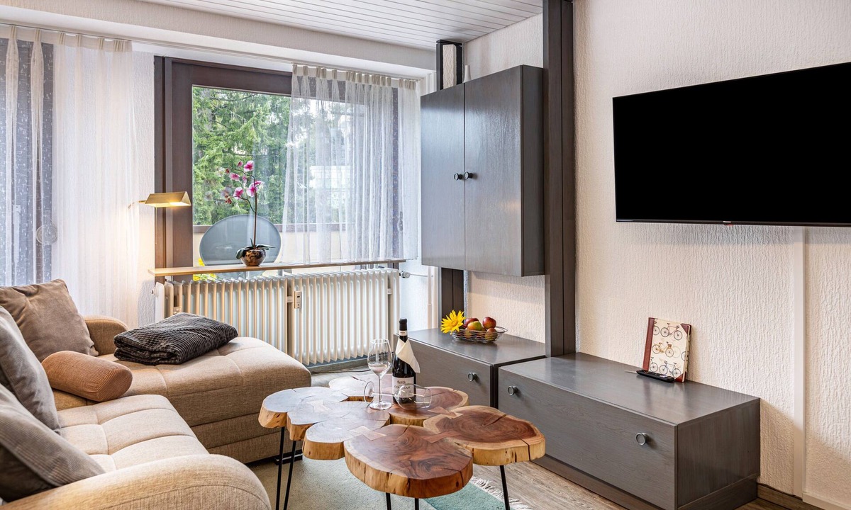 Schoenwald Apartment | Modern Holiday Apartment “Luzia” with Pool, Sauna, Balcony & Wi-Fi