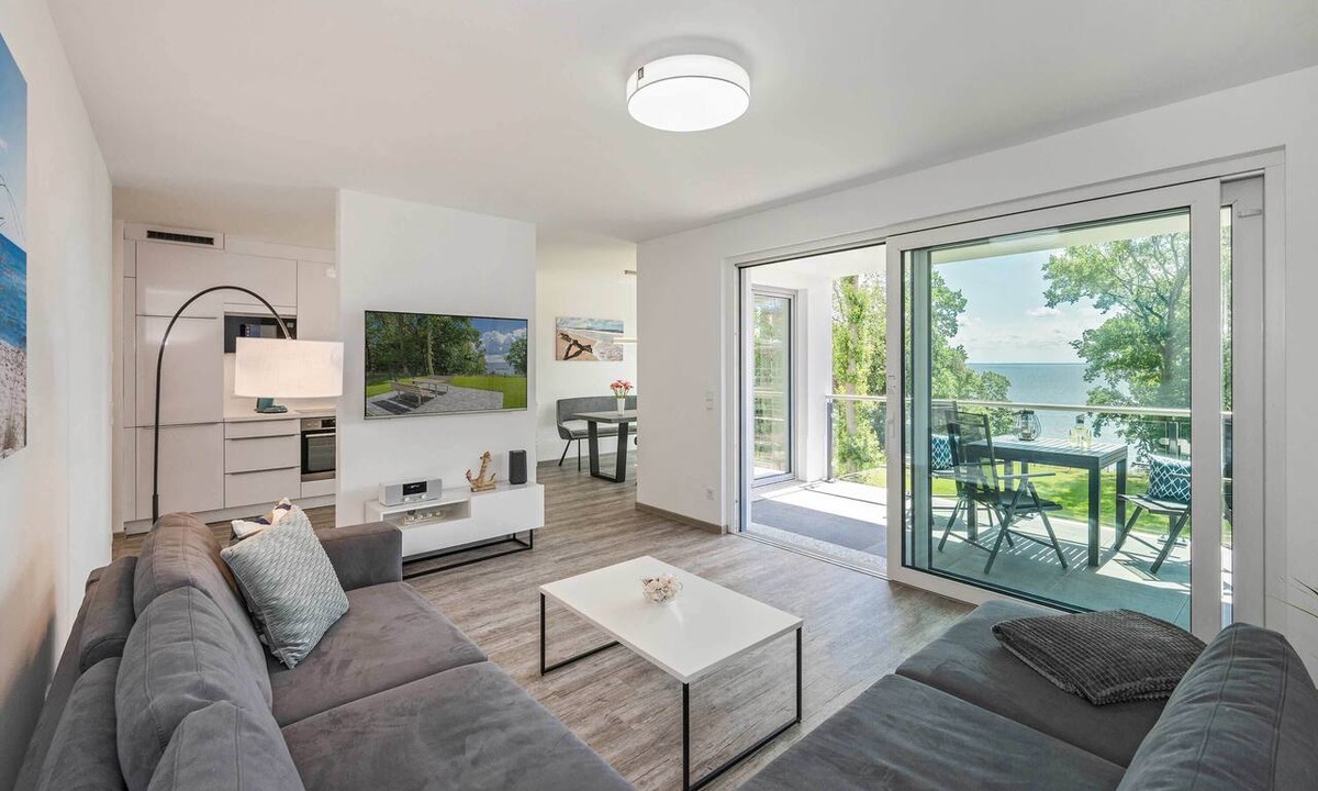 Zirchow Apartment | Neuerbautes Feriendomizil in Ruhiger Lage mit Blick auf das Stettiner Haff für m