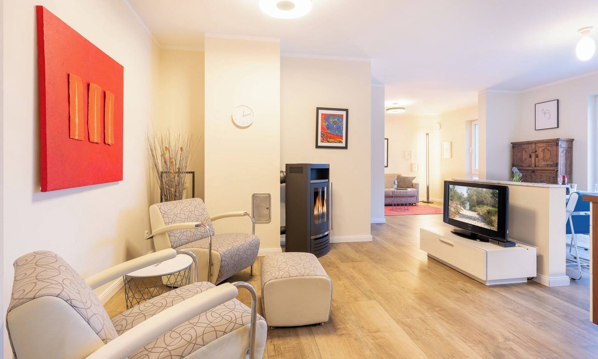 Zinnowitz Apartment | Quartier Görmitz 36 - Picasso - modern apartment with fireplace