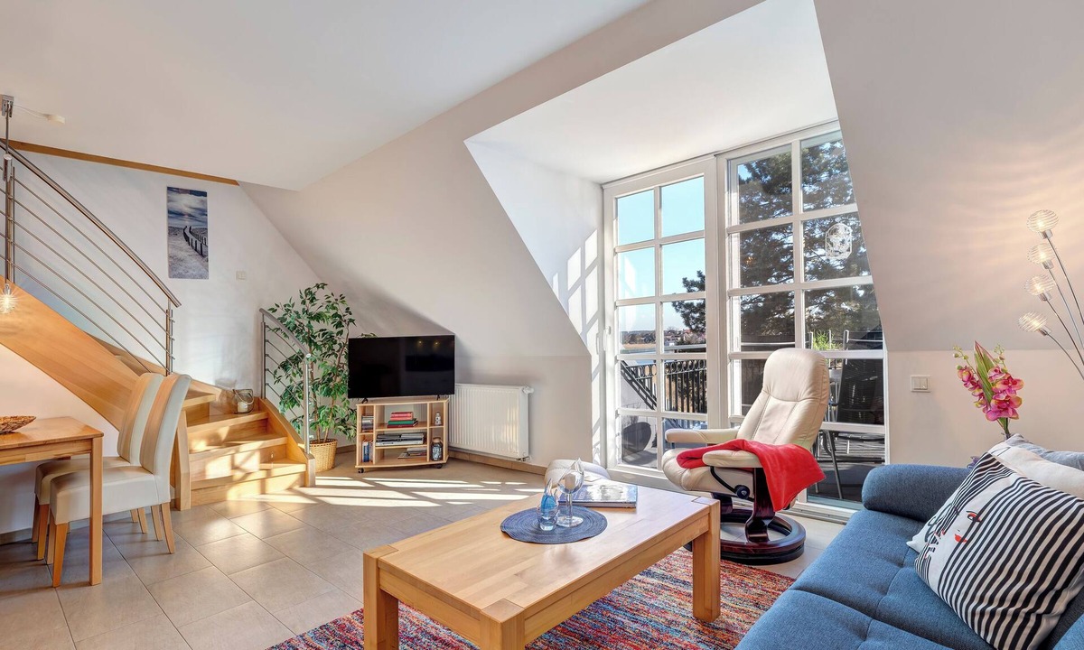 Balm Apartment | Residenz am Balmer See: Apartment 29 with sauna, lake view and WLAN for 4 guests