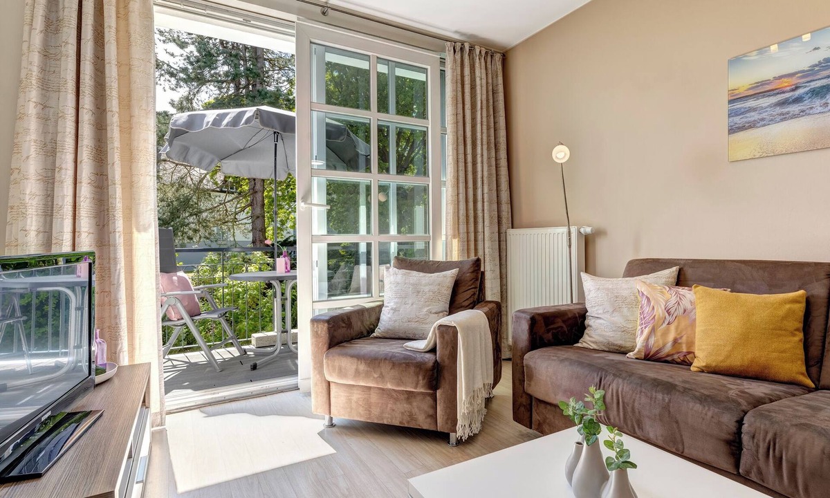Balm Apartment | Residenz am Balmer See, Whg. 18 in Balm - Close to nature with balcony, pets allowed