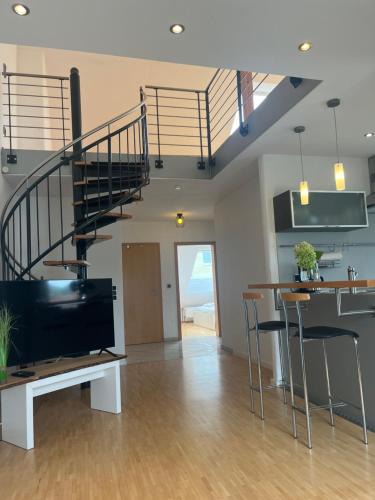 Obernburg Apartment | Schicke helle Galeriewohnung