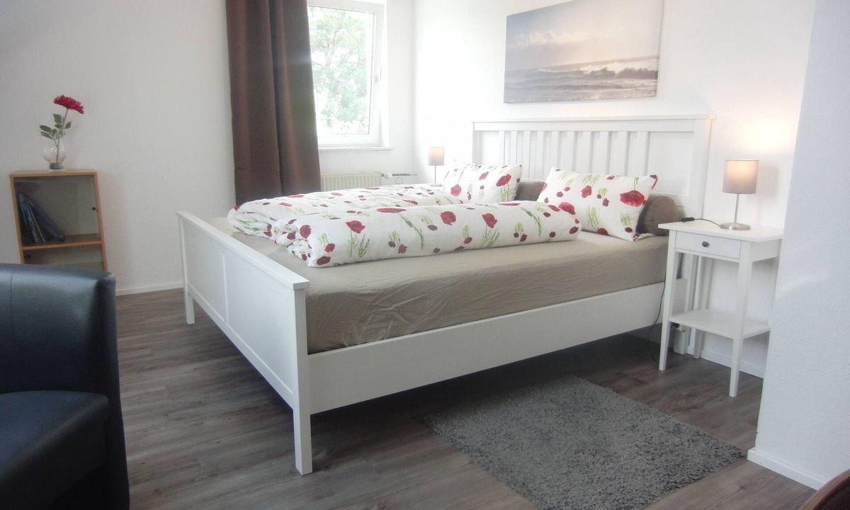 Volkach Apartment | Sonnige Ferienwohnung für 2-6 Personen in Volkach - ebenerdige Dusche!