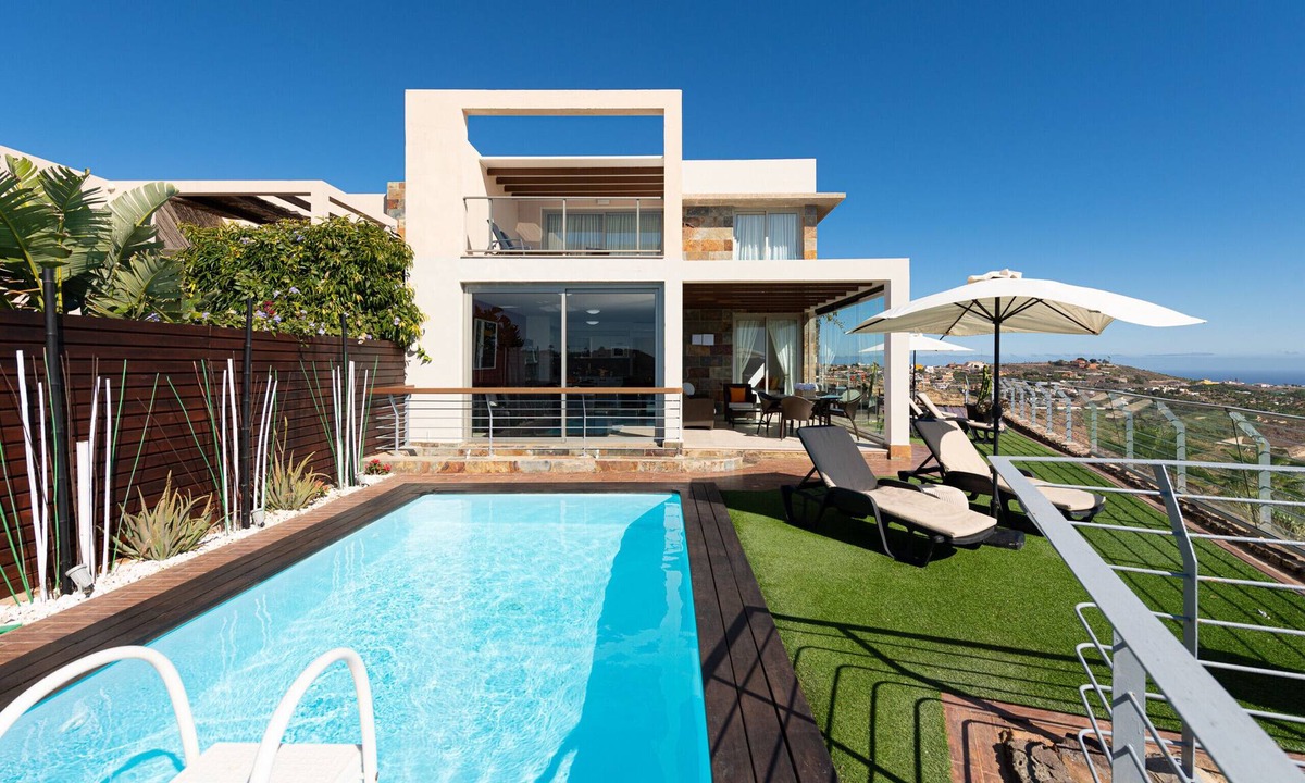 Salobre Villa | Spectacular villa with private pool, sea views, barbecue and relaxing environment