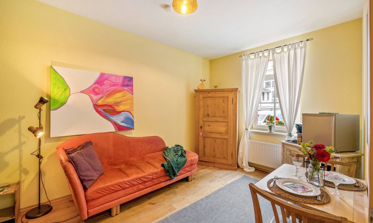 Herbolzheim Apartment | Studio "Europa Park, room with private bathroom" with shared terrace, garden & Wi-Fi