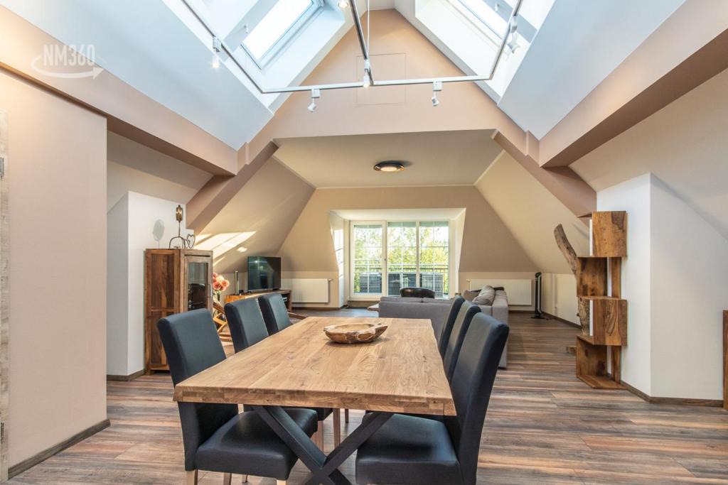 Monchgut-Granitz Apartment | Suite ODINS HALLE - Odins Blick Wohnung 8 - direkt am Privatstrand, Sauna, Garten