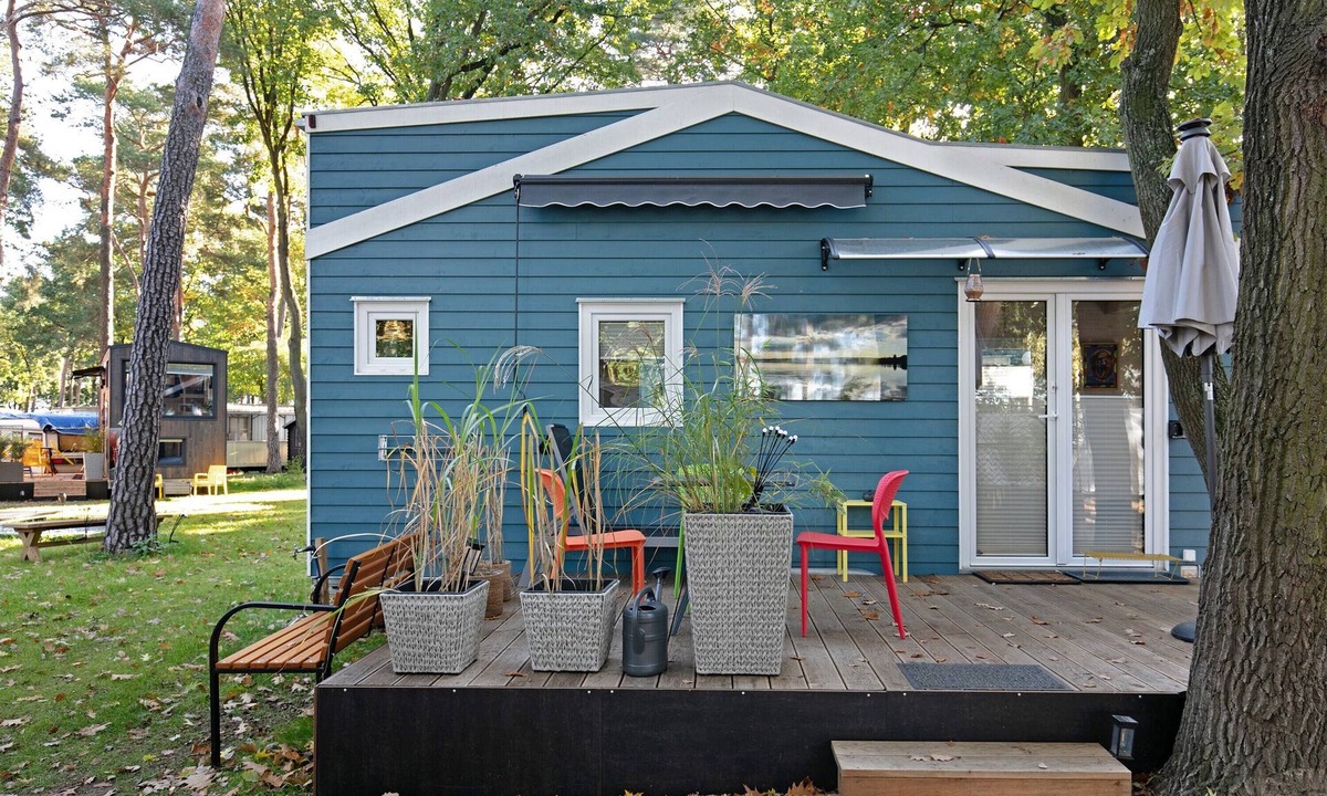 Caputh House | Tiny Home 'Tiny House Nr 1' with private terrace, Wi-Fi and air conditioning