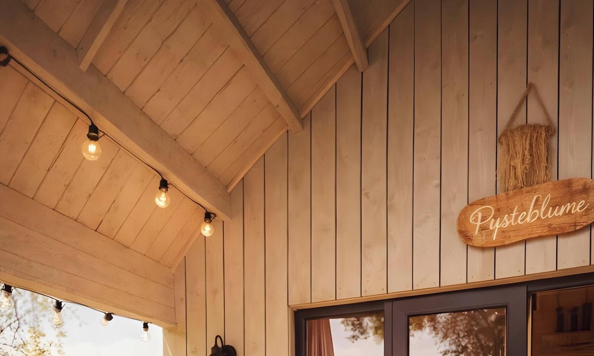 Wesseln House | Tiny House Pusteblume: Private Terrace, Wi-Fi, Air Conditioning