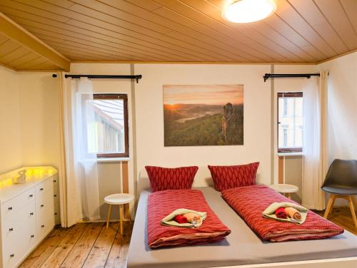 Sebnitz Apartment | Urlaubsmagie Ferienwohnung Himmelsleiter - für bis zu 10P - mit Sauna - HW13