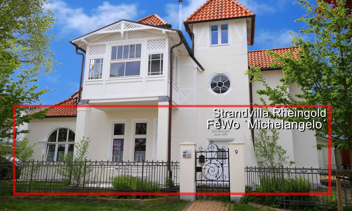 Gohren Apartment | Very large, exclusive apartment on the ground floor of the beach villa Rheingold (up to 8 people)