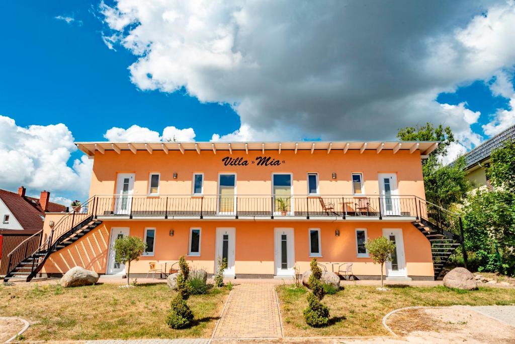 Gohren Apartment | Villa Mia Wohnung Nr 5 mit kleinem Balkon 1 OG 2 Raum Wohnung