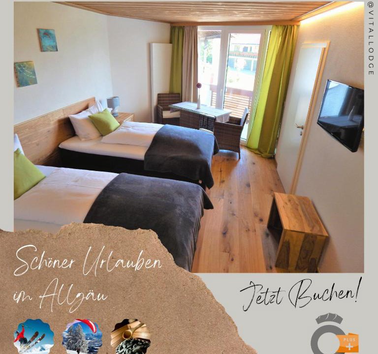 Kalzhofen Apartment | Vital Lodge Allgäu mit Oberstaufen PLUS